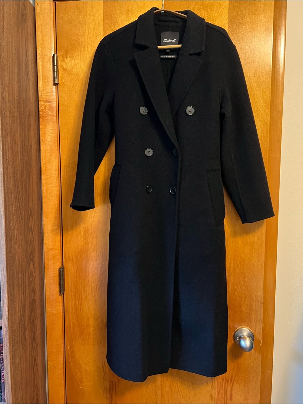Madewell double felted wool coat